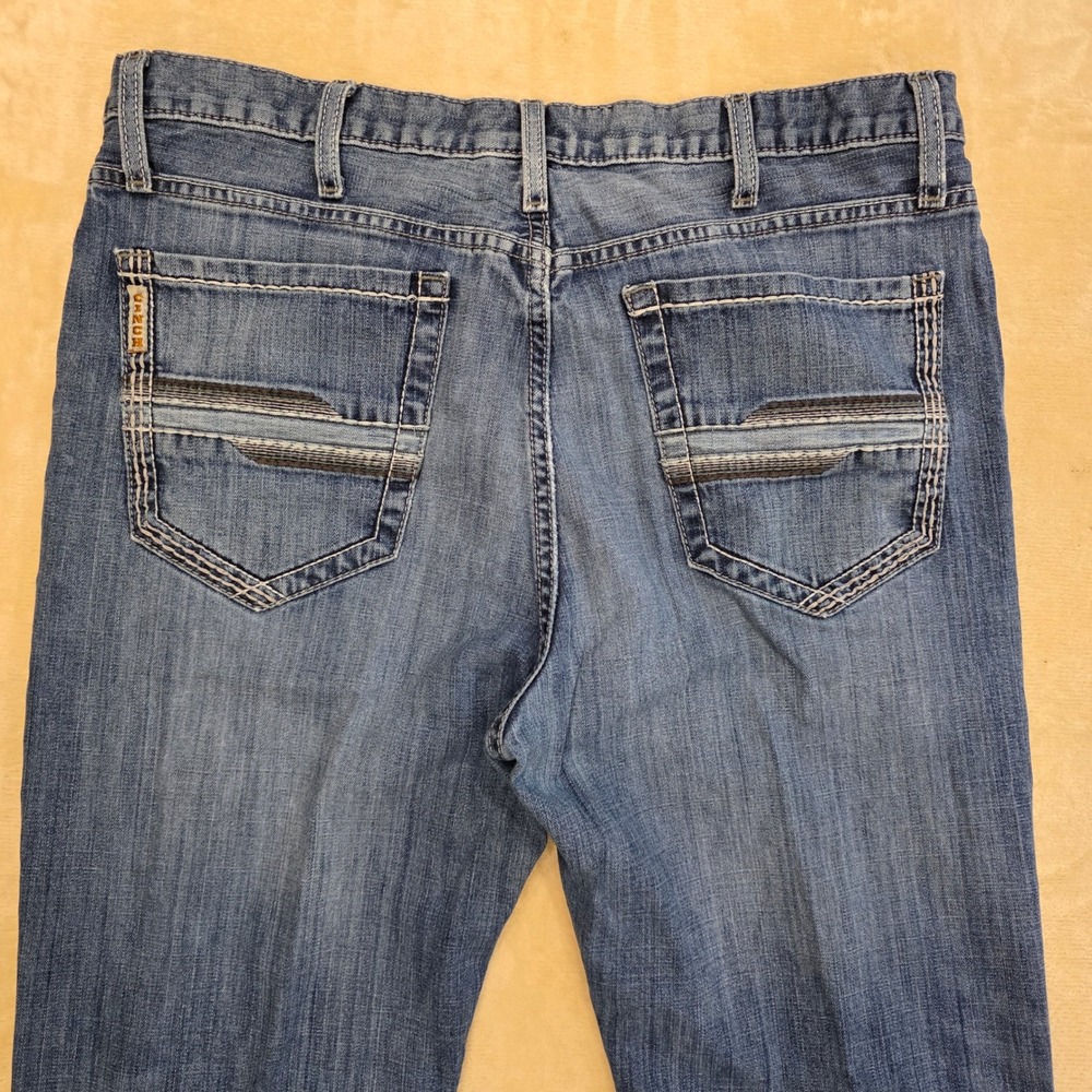 Cinch Grant Men's Jeans 35x32 Medium Wash Relaxed Fit Bootcut MB54737001 Denim - Picture 7 of 7